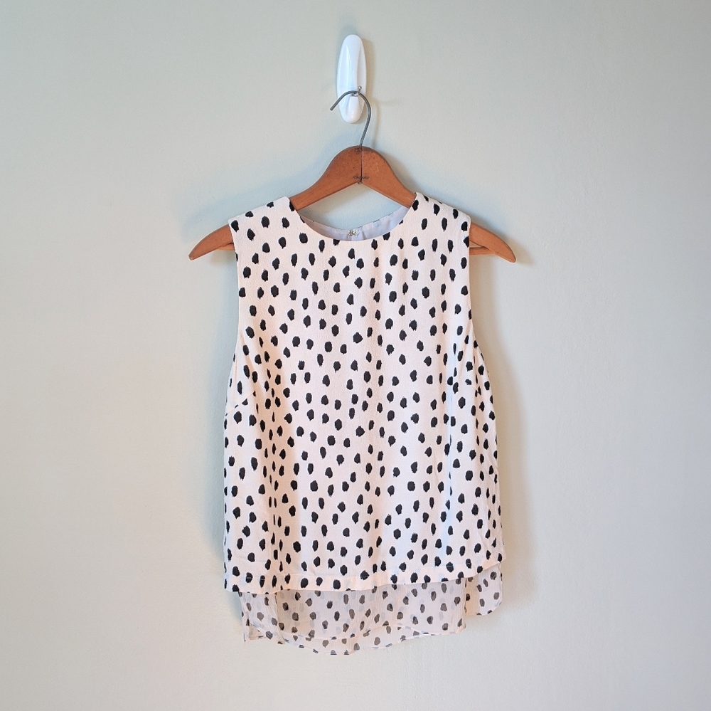 Kate Spade Pink Polka Dot Top